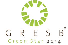 2014全球房地產可持續標準綠星評級
2014 Global Real Estate Sustainability 
Benchmark - Green Star