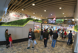 New Shopping Scenes at 
TKO Market and Heng On Market Food Garden 
購物新熱點: TKO 街市及恆安市場Food Garden